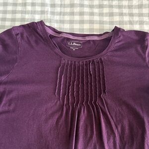 L.L. Bean Women's Purple Blouse
